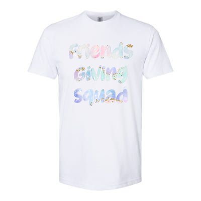 Friends Giving Squad Gift Softstyle CVC T-Shirt