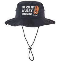 Funny German Sausage I'm on my Wurst Behavior Legacy Cool Fit Booney Bucket Hat