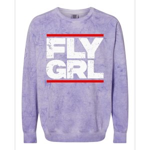 Fly Grl Survival Of The Thickest Mavis Beamont Colorblast Crewneck Sweatshirt