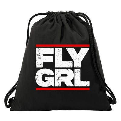 Fly Grl Survival Of The Thickest Mavis Beamont Drawstring Bag