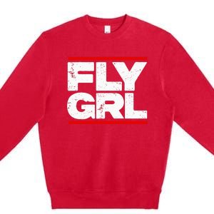 Fly Grl Survival Of The Thickest Mavis Beamont Premium Crewneck Sweatshirt