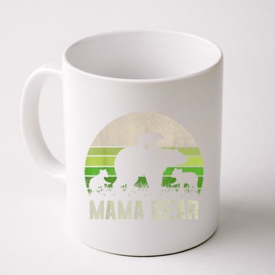 Funny Grandma Shirts From Grandkid, 3 Cubs Mama Bear Vintage Coffee Mug