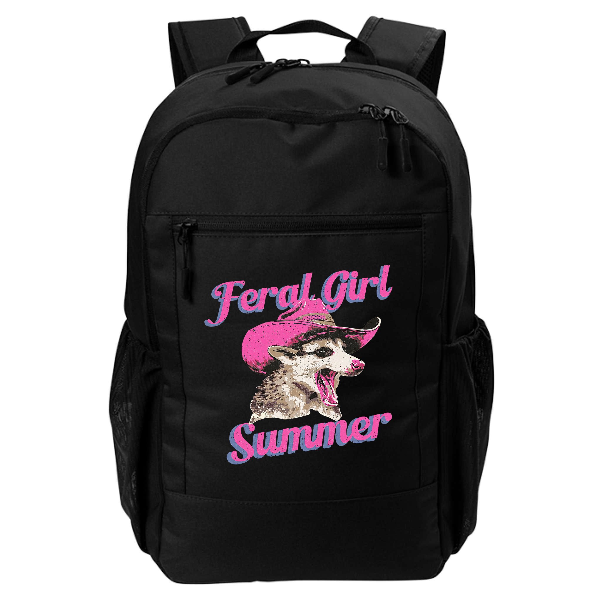Feral Girl Summer Retro Possum Backpack