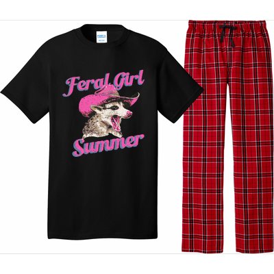 Feral Girl Summer Retro Possum Pajama Set