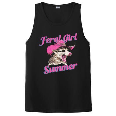 Feral Girl Summer Retro Possum PosiCharge Competitor Tank