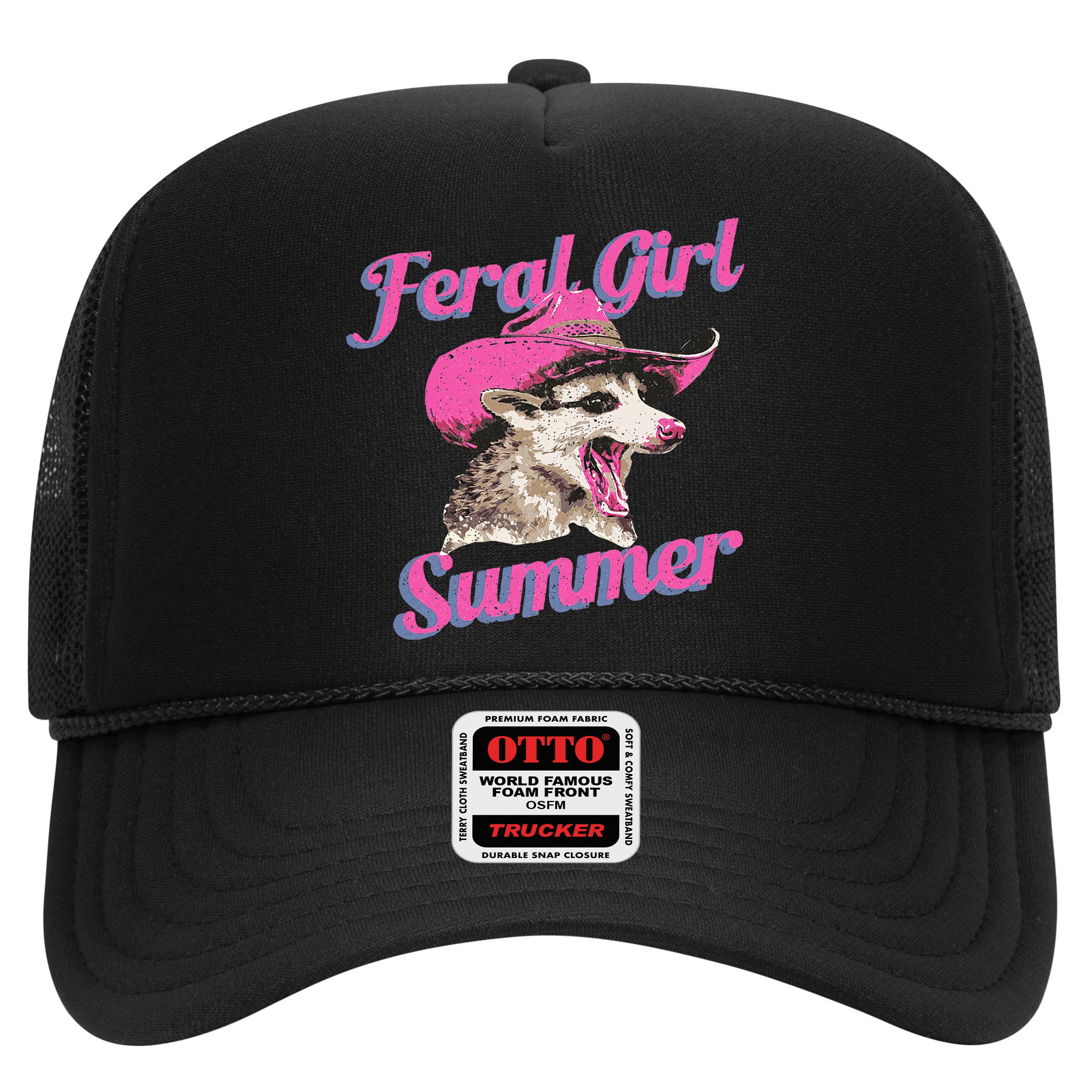 Feral Girl Summer Retro Possum Hat