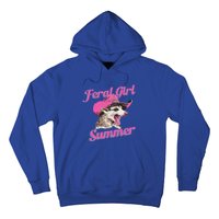 Feral Girl Summer Retro Possum Hoodie