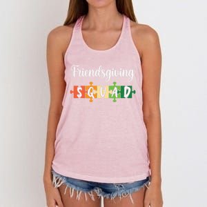 Friends Giving Squad Funny Best Friend Gift Women's Knotted Racerback Tank