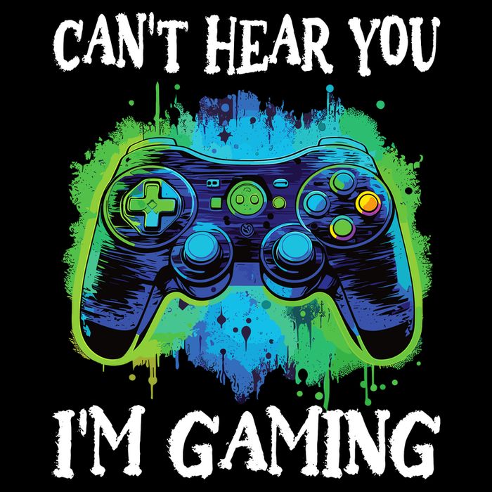 Funny Gamer Saying CanT Hear You IM Gaming Boy Teens 16 in Basic Backpack
