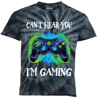 Funny Gamer Saying CanT Hear You IM Gaming Boy Teens Kids Tie-Dye T-Shirt