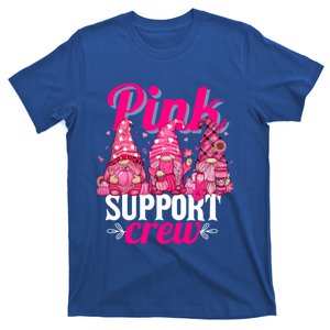 Funny Gnomies Support Squad Breast Cancer Awareness Month Great Gift T-Shirt