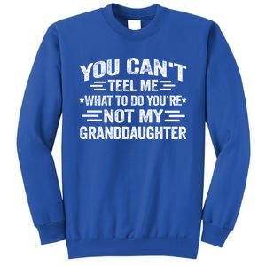 Funny Granddaughter Sarcastic YouRe Not My Granddaughter Gift Tall Sweatshirt