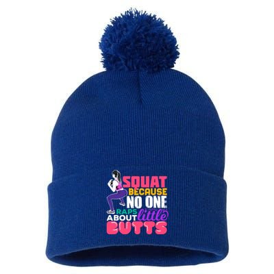 Fitness Gift Squats Because No One Raps About Little Butts Great Gift Pom Pom 12in Knit Beanie