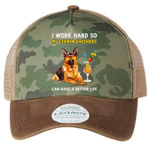 Funny German Shepherd Gifts German Shepherd Lover Legacy Tie Dye Trucker Hat