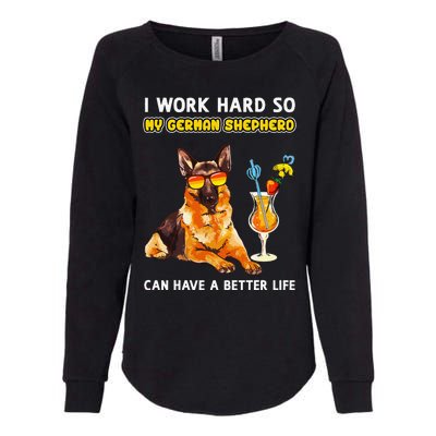 Funny German Shepherd Gifts German Shepherd Lover Womens California Wash Sweatshirt