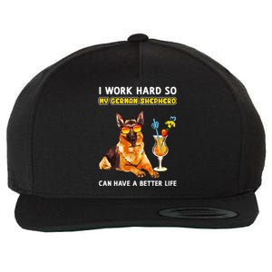 Funny German Shepherd Gifts German Shepherd Lover Wool Snapback Cap