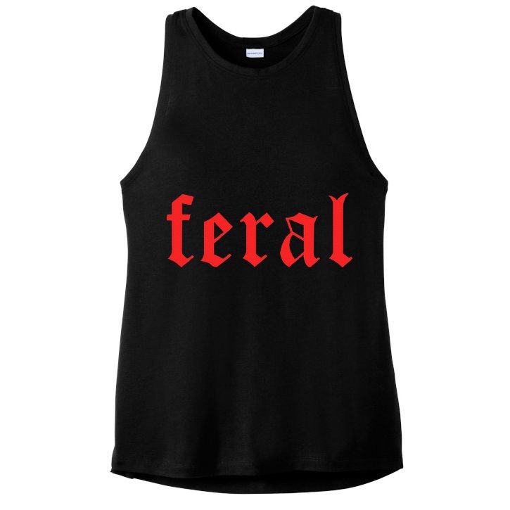 Feral Girl Summer Ladies PosiCharge Tri-Blend Wicking Tank
