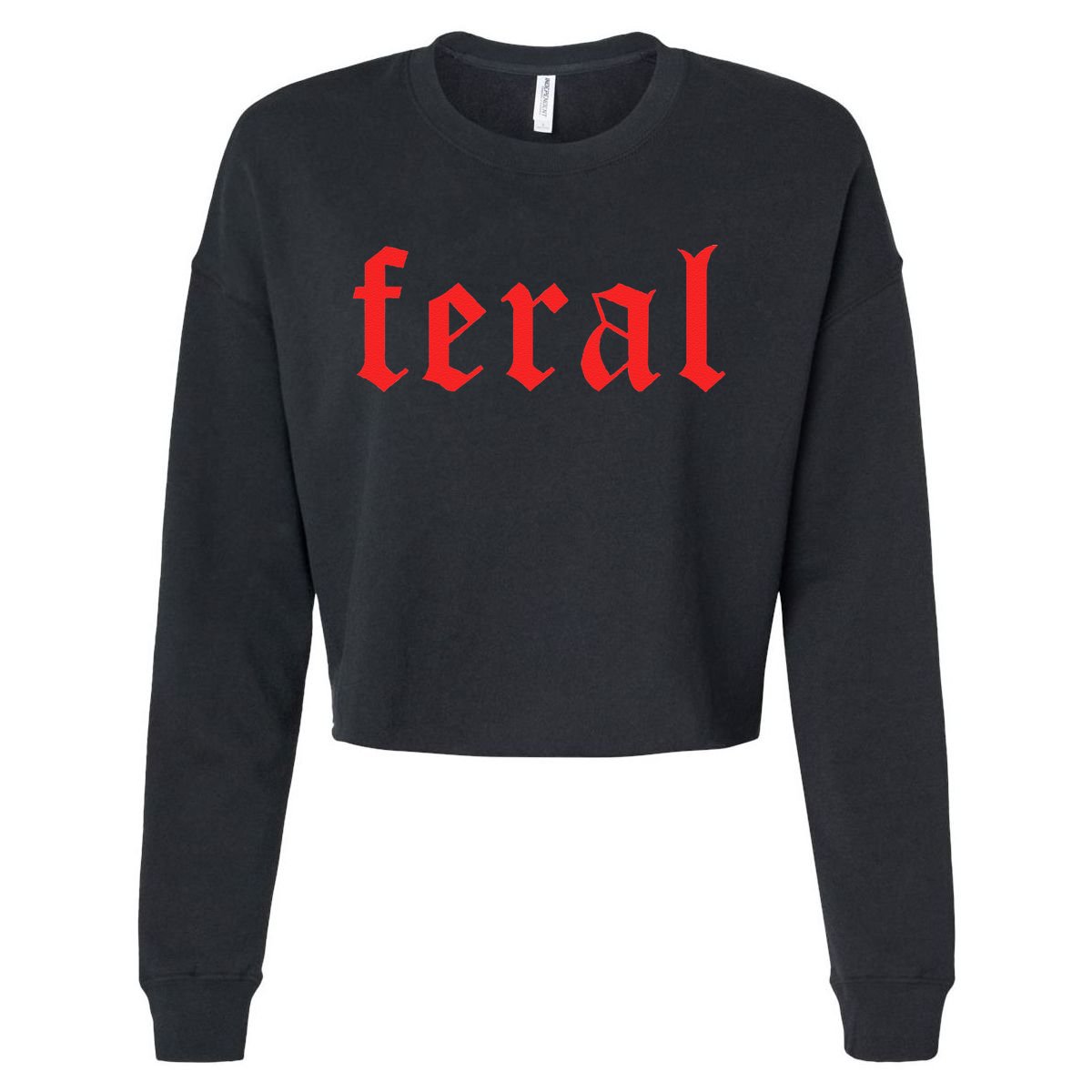 Feral Girl Summer Cropped Pullover Crew