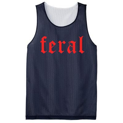 Feral Girl Summer Mesh Reversible Basketball Jersey Tank