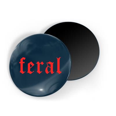 Feral Girl Summer Magnet