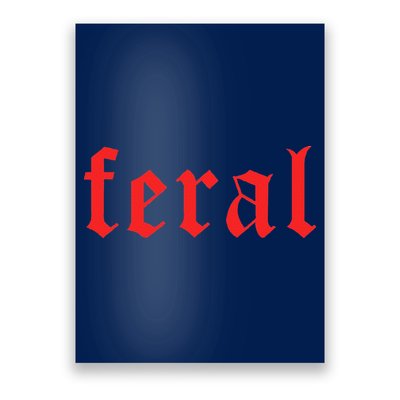 Feral Girl Summer Poster