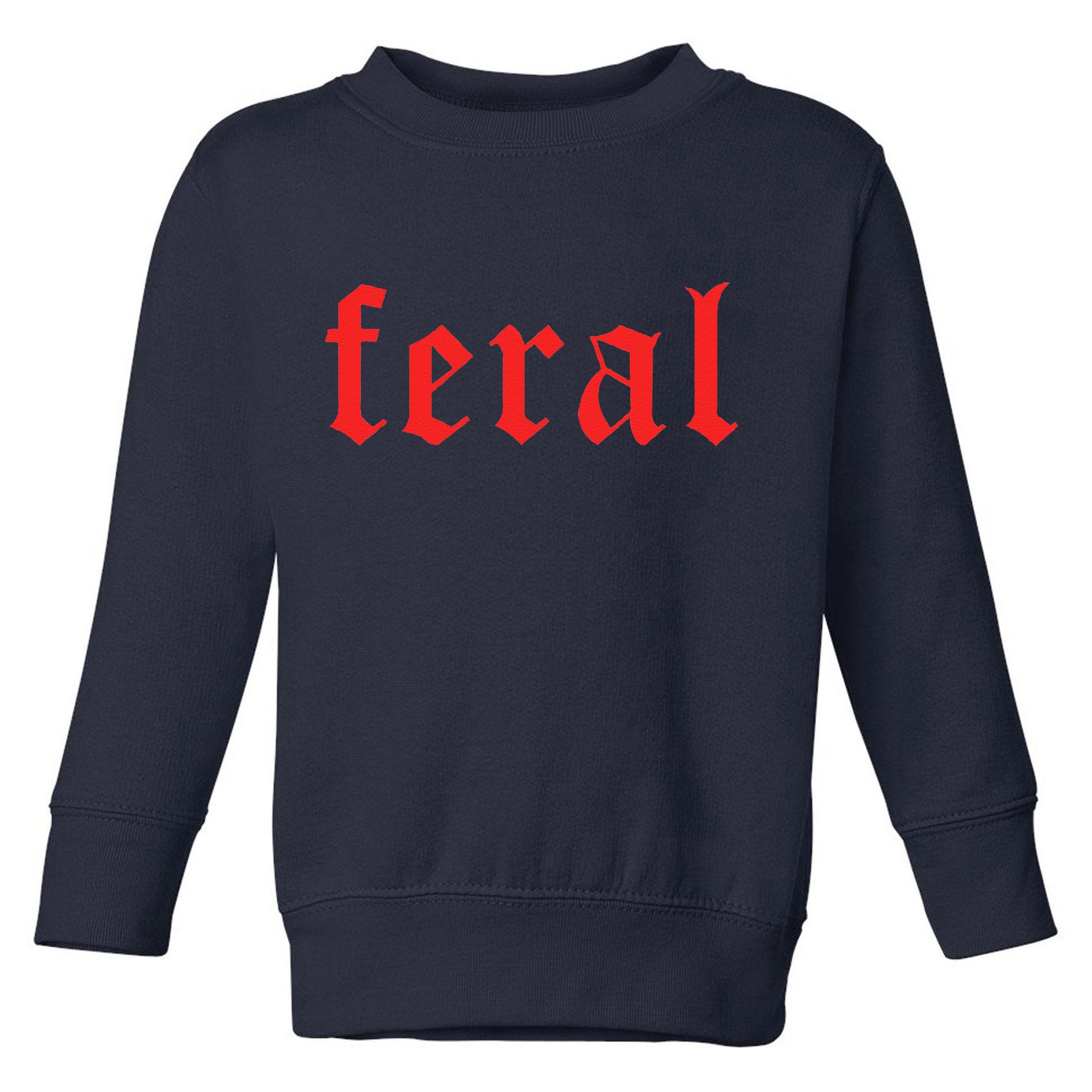 Feral Girl Summer Toddler Sweatshirt