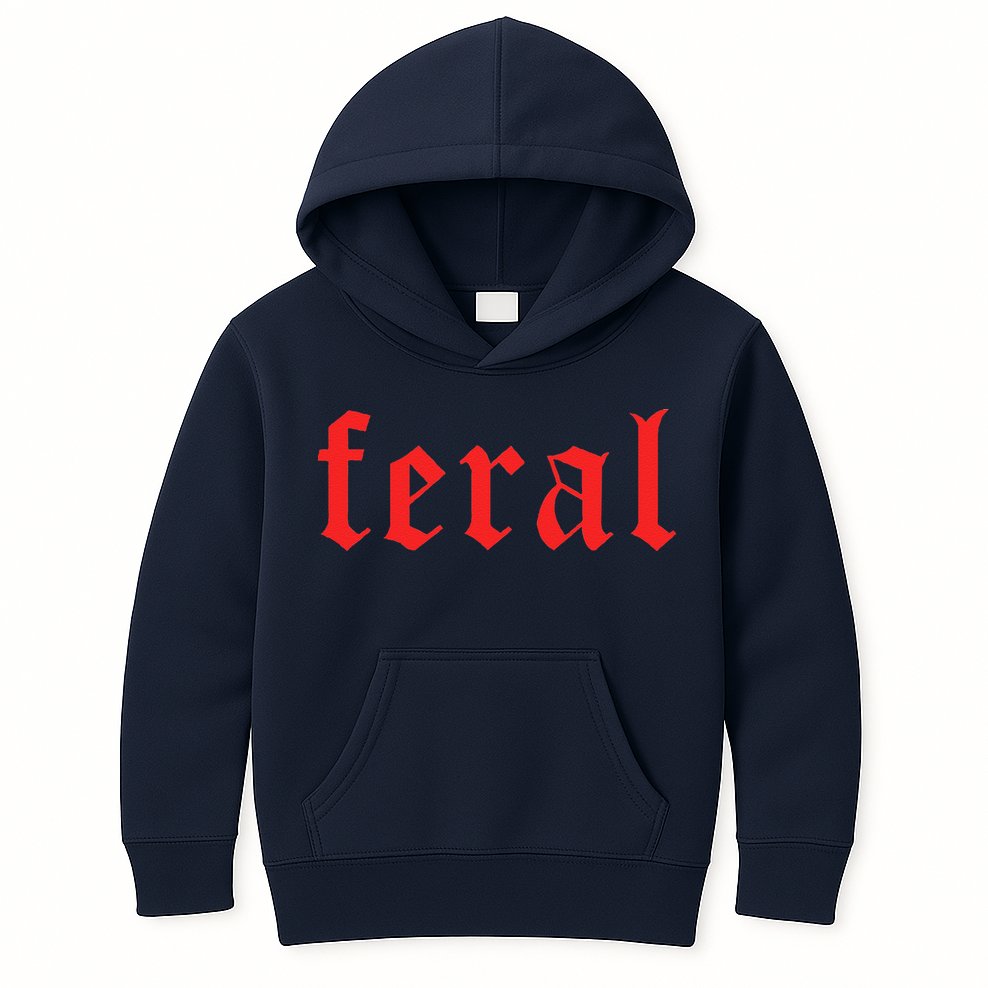 Feral Girl Summer Kids Hoodie