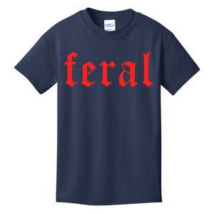 Feral Girl Summer Kids T-Shirt