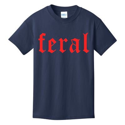 Feral Girl Summer Kids T-Shirt
