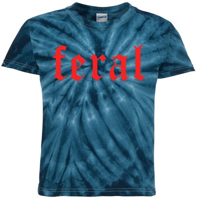 Feral Girl Summer Kids Tie-Dye T-Shirt