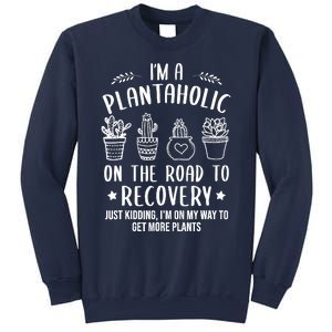 Funny Gardening Succulent Plants Lover IM A Plantaholic Sweatshirt