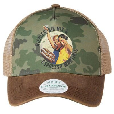 Fun Girl Summer Essentials Wienies Bikinis Espresso Martinis Legacy Tie Dye Trucker Hat