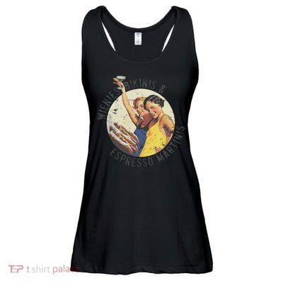 Fun Girl Summer Essentials Wienies Bikinis Espresso Martinis Ladies Essential Flowy Tank