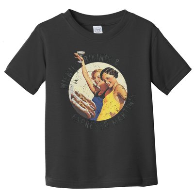 Fun Girl Summer Essentials Wienies Bikinis Espresso Martinis Toddler T-Shirt