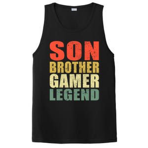 Funny Gaming Son Brother Gamer Legend Retro Gift PosiCharge Competitor Tank