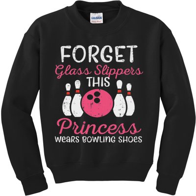 Forget Glass Slippers Bowling Shoes Bowler Women Kids Sweatshirt