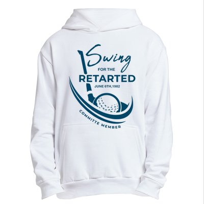 Funny Golf Sayings Swing For The Retarded Urban Pullover Hoodie