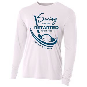 Funny Golf Sayings Swing For The Retarded Cooling Performance Long Sleeve Crew