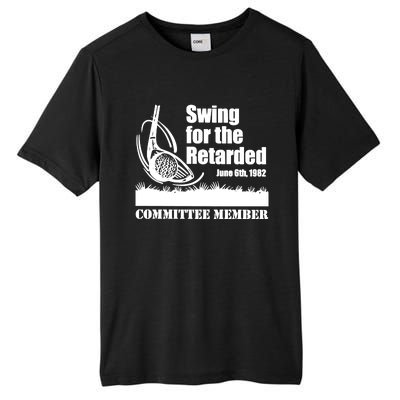 Funny Golf Swing For The Retarded June 6th 1982 Tall Fusion ChromaSoft Performance T-Shirt