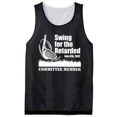 Funny Golf Swing For The Retarded June 6th 1982 Mesh Reversible Basketball Jersey Tank