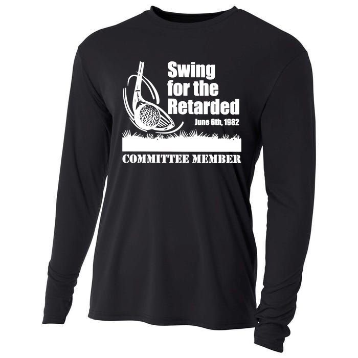 Funny Golf Swing For The Retarded June 6th 1982 Cooling Performance Long Sleeve Crew