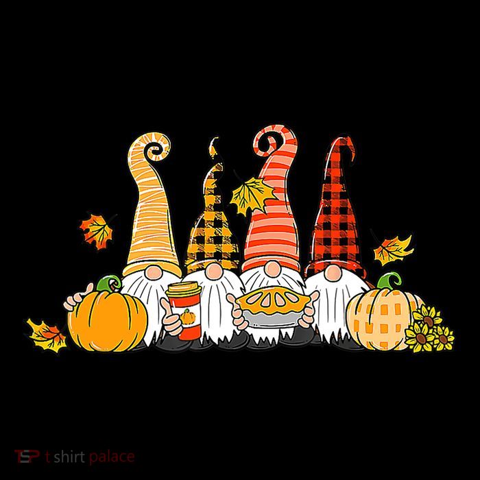 Fall Gnome Shirt Gnomes Hello Fall Thanksgiving Autumn Gifts Tall T-Shirt