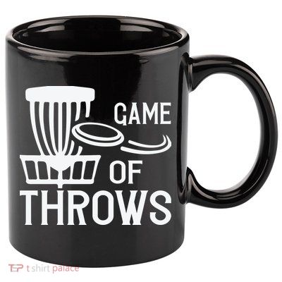 Frisbee Golf Shirt Game Of Throws Disc Golf 11oz C Handle Ceramic Mug