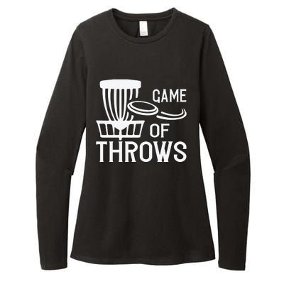 Frisbee Golf Shirt Game Of Throws Disc Golf Womens CVC Long Sleeve Shirt