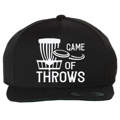 Frisbee Golf Shirt Game Of Throws Disc Golf Wool Snapback Cap