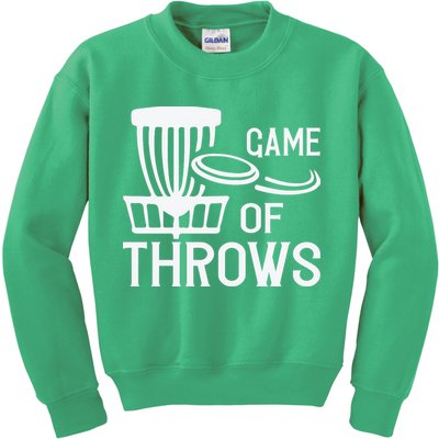 Frisbee Golf Shirt Game Of Throws Disc Golf Kids Sweatshirt