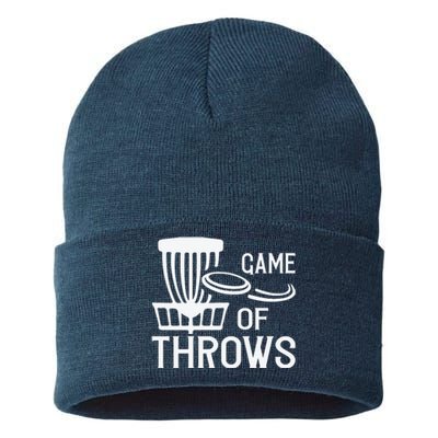 Frisbee Golf Shirt Game Of Throws Disc Golf Sustainable Knit Beanie