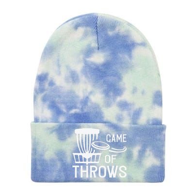 Frisbee Golf Shirt Game Of Throws Disc Golf Tie Dye 12in Knit Beanie