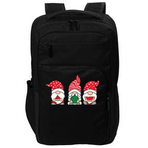 Funny Gnomes Summer Watermelon Xmas Lights Christmas In July Gift Impact Tech Backpack