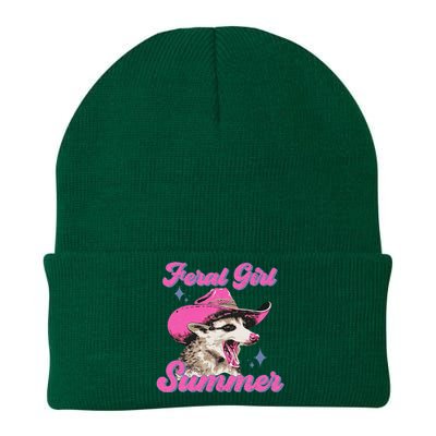 Feral Girl Summer Opossum Knit Cap Winter Beanie